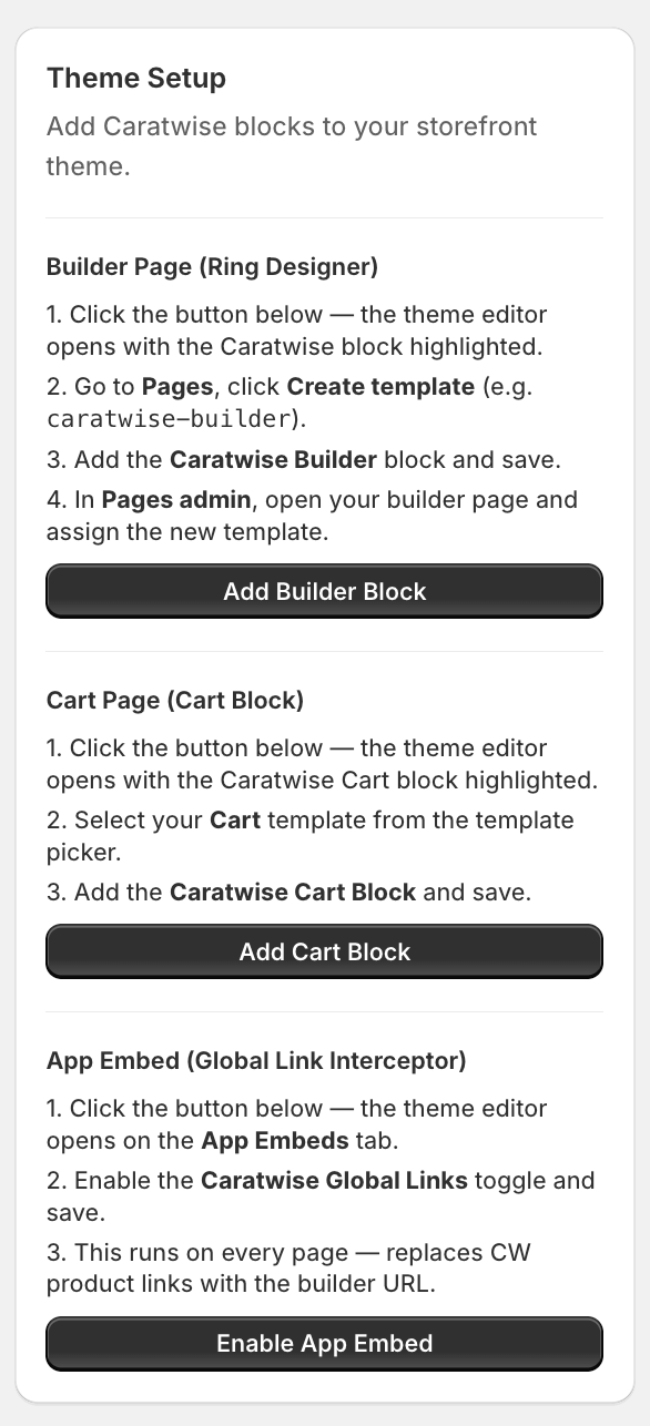 Full Theme Setup Reference
